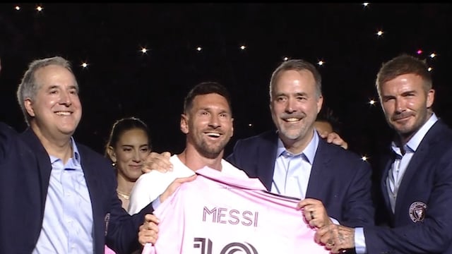 Presentaron a Messi en Inter Miami