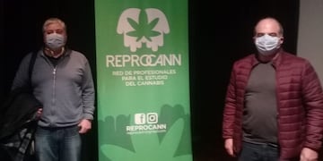 Guerra y Pogorzelky asistieron a Jornada sobre Cannabis Medicinal
