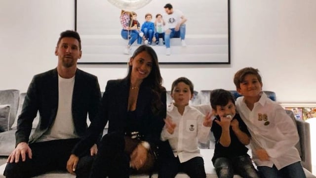 La esposa de la estrella de Barcelona regresó a España después de pasar Navidad en Argentina. (@antonelaroccuzzo)