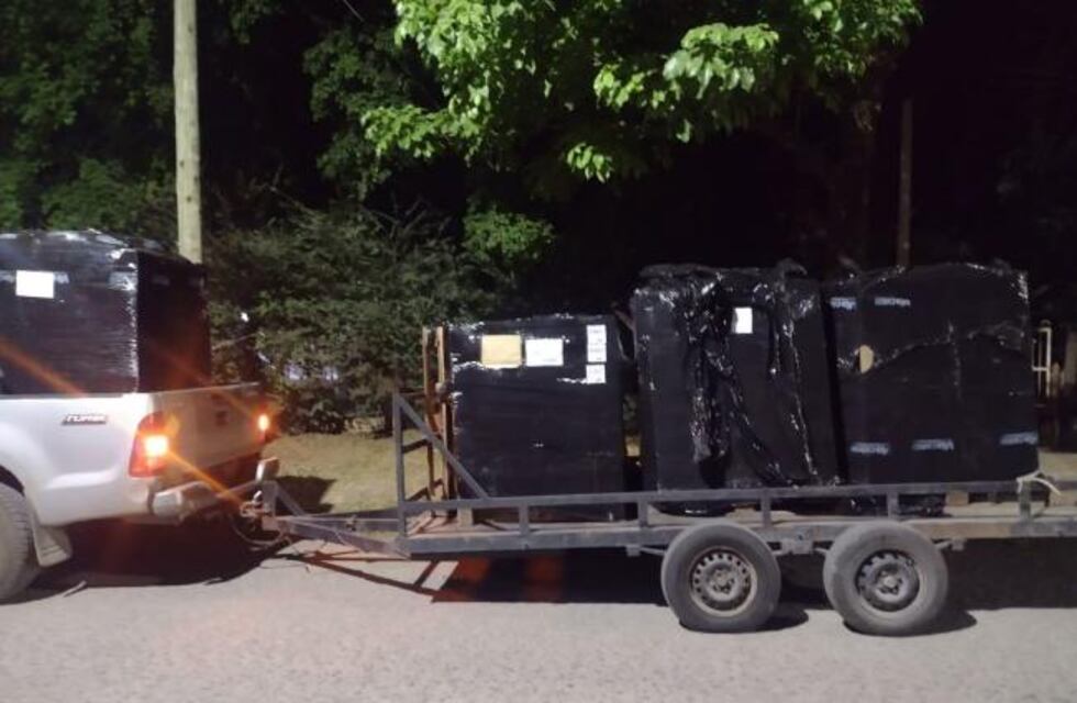 Secuestraron neumáticos sin documentación y detuvieron a un hombre