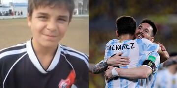 Julián Álvarez cumplió uno de sus sueños al marcar su primer gol con la Selección Argentina.