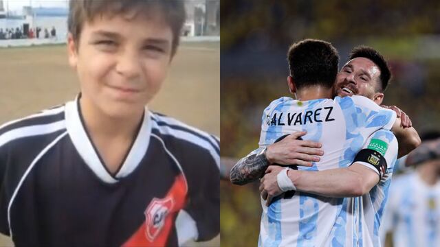 Julián Álvarez cumplió uno de sus sueños al marcar su primer gol con la Selección Argentina.