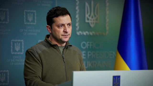 Zelensky, presidente de Ucrania.