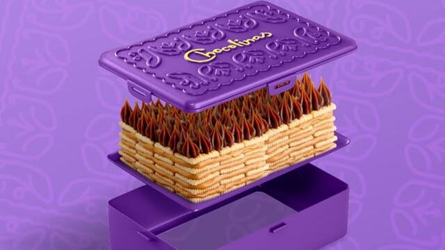 Así es el tupper para hacer la chocotorta.