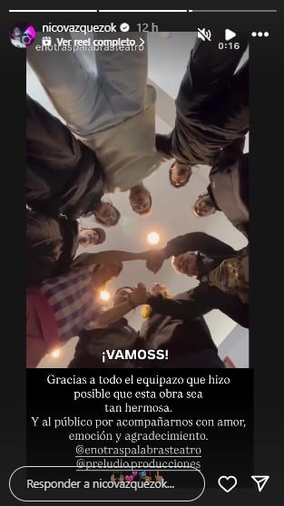 ¿Se canceló? Gimena Accardi y Andrés Gil se despidieron de su obra teatral dirigida por Nico Vázquez
