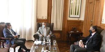 Jaldo se reunió con el presidente de la Sociedad Rural.