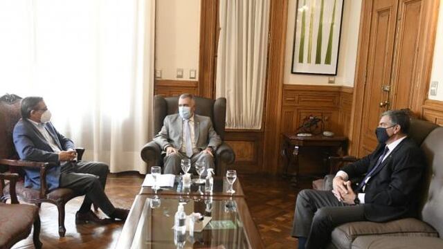 Jaldo se reunió con el presidente de la Sociedad Rural.