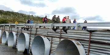 Recorrida por los trabajos finalizados del puente Radman