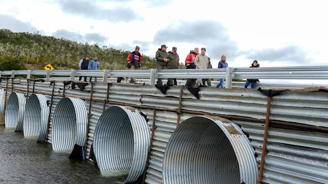 Recorrida por los trabajos finalizados del puente Radman
