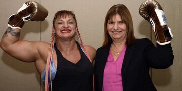 La exboxeadora y la presidenta del PRO se reunieron este fin de semana.