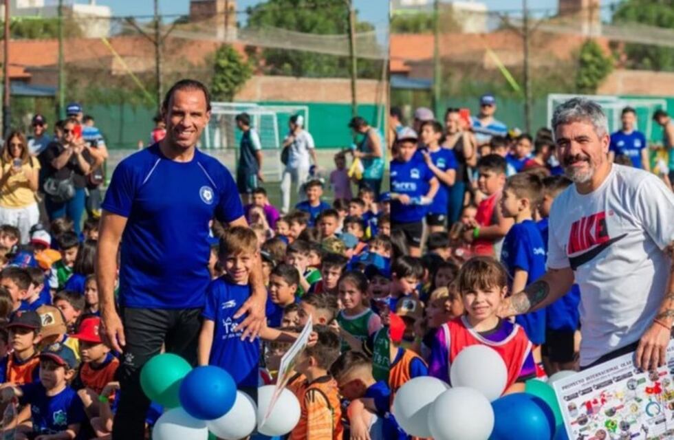 “La Torre”, una escuelita de fútbol de San Luis, recibió visitas estelares