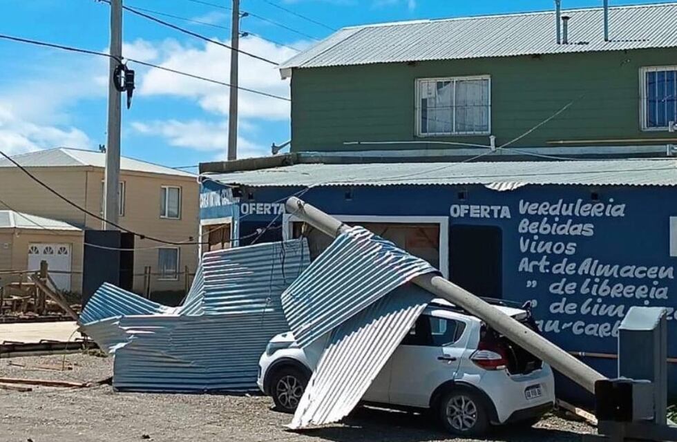 Destrozos en Río Grande por el temporal de viento