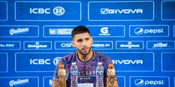 "Mi hijo me vuelve loco, se va a dar cuenta lo que es Talleres para mí". Nahuel Bustos, refuerzo Albiazul.