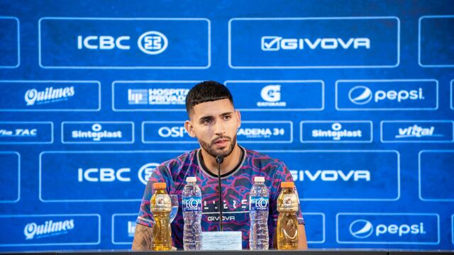 "Mi hijo me vuelve loco, se va a dar cuenta lo que es Talleres para mí". Nahuel Bustos, refuerzo Albiazul.
