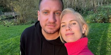 Maxi López y Daniela Christiansson