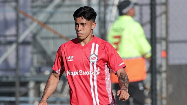 Lautaro Giaccone de San Francisco jugó para Argentinos Juniors la Final de la Copa Argentina