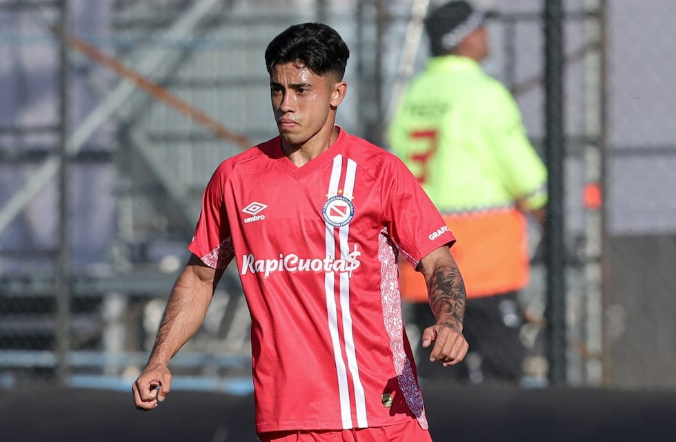 Lautaro Giaccone de San Francisco jugó para Argentinos Juniors la Final de la Copa Argentina