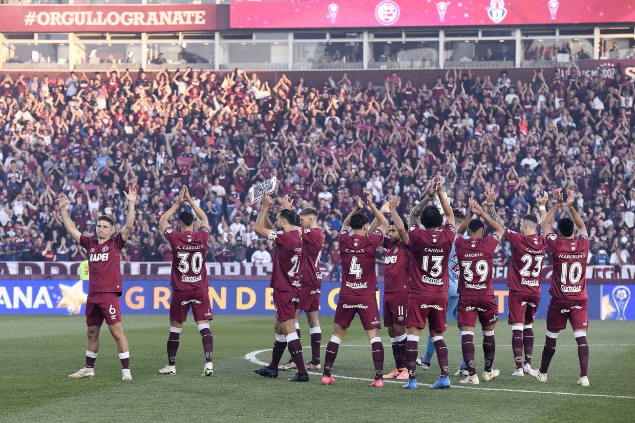Lanús en la semifinal de Copa Sudamericana. (Prensa Club Atlético Lanús).