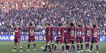 Lanús en la semifinal de Copa Sudamericana. (Prensa Club Atlético Lanús).