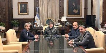 Milei, Caputo, Francos, Catalán