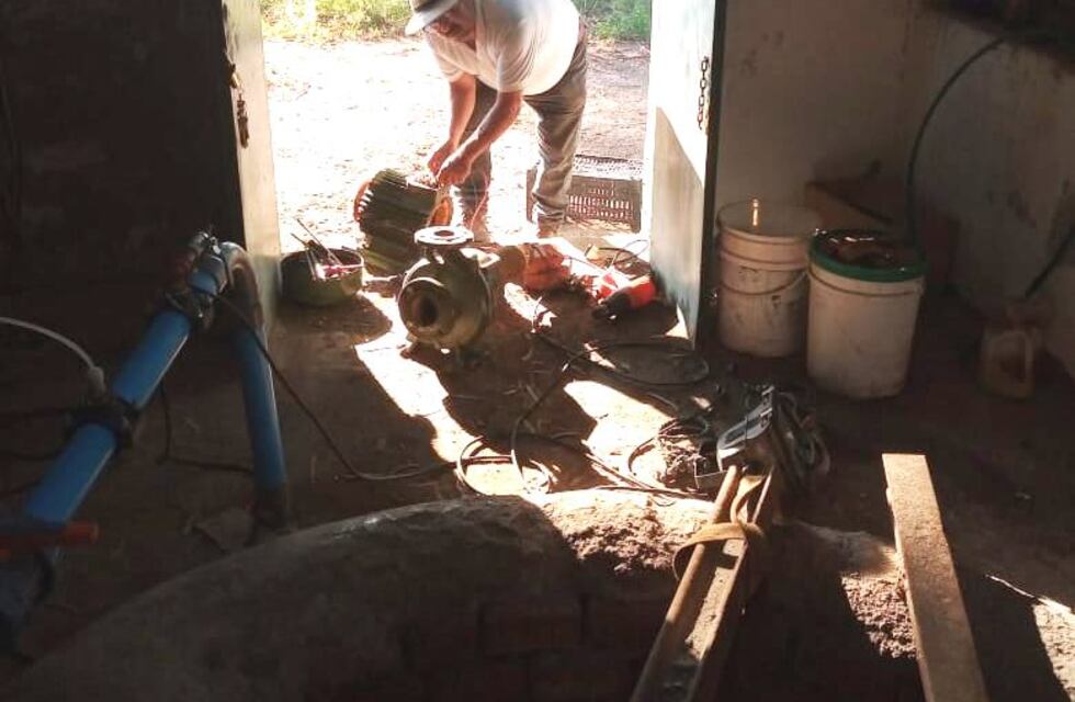 Vándalos provocaron destrozos en la planta de agua potable en el paraje Los Tableros
