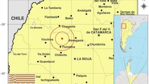 El terremoto ocurrió luego de las 13 del jueves 1 de mayo de 2025.