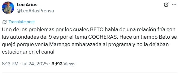 Internas del Canal 9 quedan al descubierto.