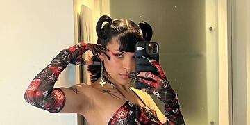 Las fotos de Cazzu al borde de la censura que deslumbraron a sus fanáticos.