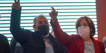 Alejandra Vigo habló en un encuentro que organizó el Movimiento trabajadores Córdoba, que encabeza Pablo Chacón (La Voz).