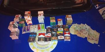 El joven delincuente había robado unas 35 etiquetas de cigarrillos.
