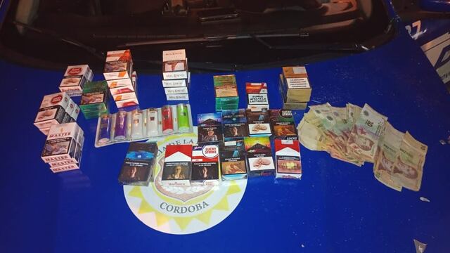 El joven delincuente había robado unas 35 etiquetas de cigarrillos.