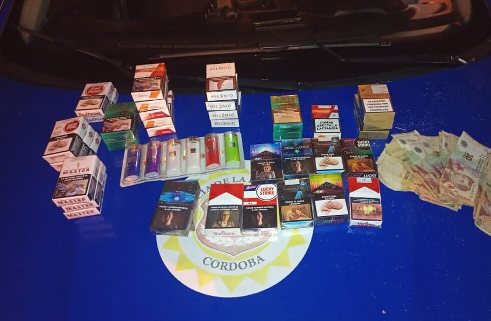 Inseguridad en Córdoba: rompió la puerta de un kiosco para robar 35 etiquetas de cigarrillos