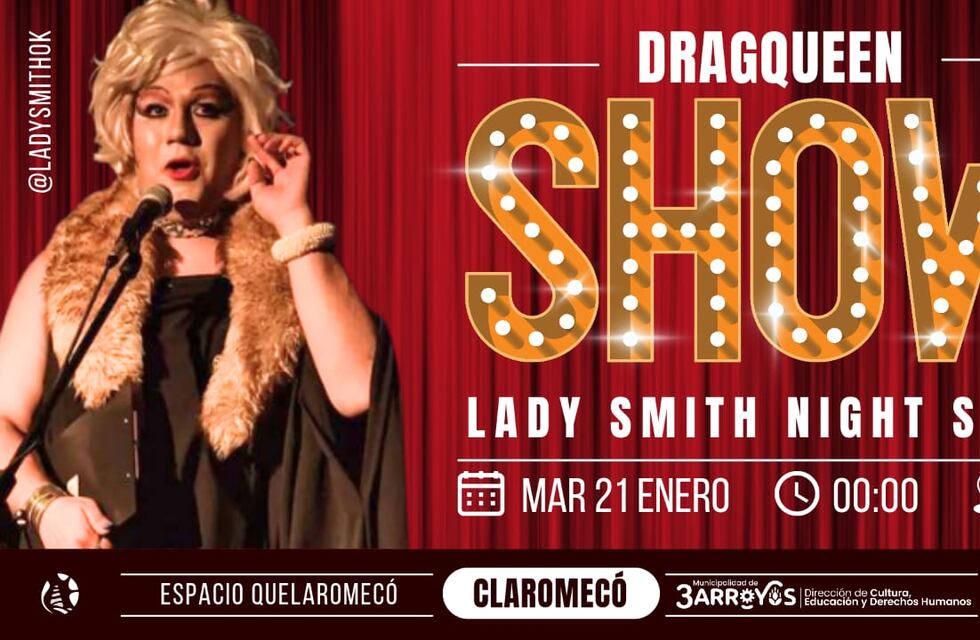 Lady Smith llega al Espacio Quelaromecó con un show inolvidable