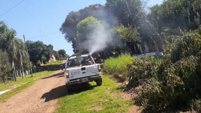 Se realizaron limpiezas con descacharrizado y fumigaciones activas por las calles y domicilios.
