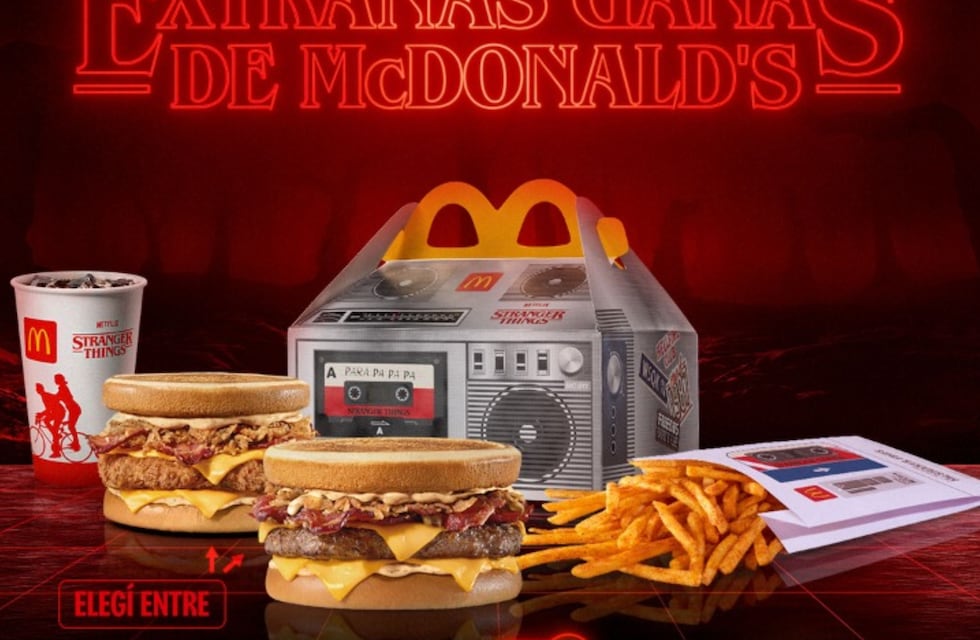 McDonald’s lanzó un combo especial de Stranger Things: qué trae y cuánto cuesta