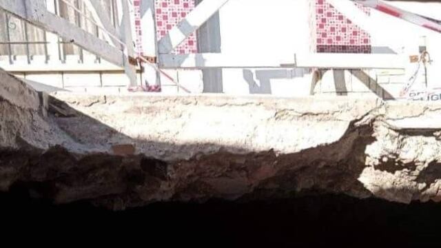 Punta Alta: ”se desmoronó la vereda y no tiene respuesta de ABSA”