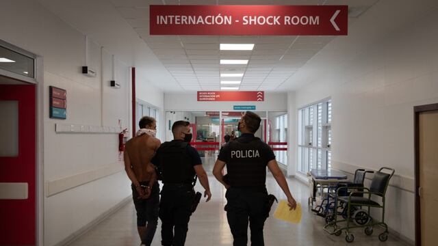 Pasillos del hospital Central. Imagen ilustrativa