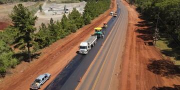 Continúan ejecutándose las obras en la Autovía Posadas-San José.