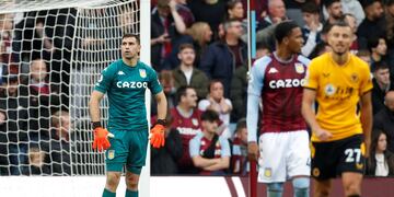 Dibu Martínez recibió tres goles en 15 minutos con Aston Villa y le dieron vuelta el partido.