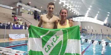 Benjamin Ghione natación Arroyito