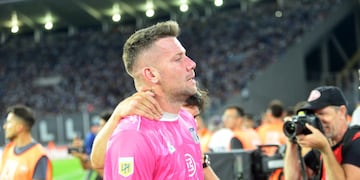 Enojo en desazón de Guido Herrera por la derrota del Talleres que buscaba el título (Javier Ferreyra / La Voz).