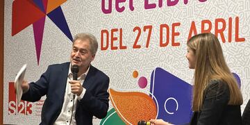 Mirabella estuvo en la Feria del Libro en Buenos Aires