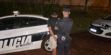 Oberá: amenazó de muerte a su familia y terminó detenido.