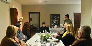 Reunión de Candidatos Elecciones Arroyito con el Padre Sergio Fernández