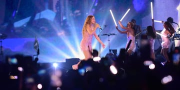 Segundo show de Shakira en el Kempes. Esta vez, con el mejor clima.