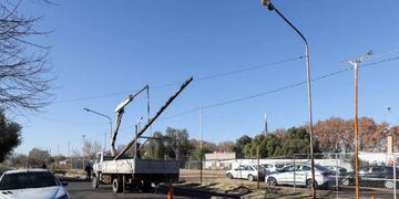 El Municipio de San Rafael continúa con el recambio de luces por sistemas led.