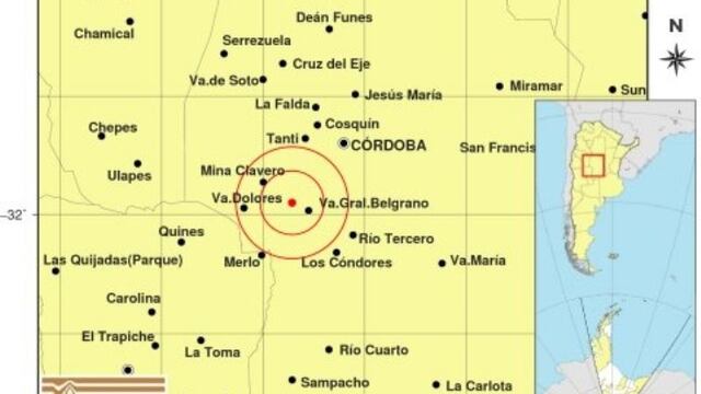 Sismo en Córdoba