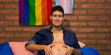 Ian Alejandro Rubey, es el primer varón trans del país que va a tener mellizos