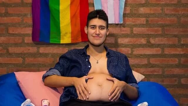 Ian Alejandro Rubey, es el primer varón trans del país que va a tener mellizos