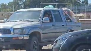 Carlos Munisaga, el recientemente electo de Rawson, impidió que un vecino arrojara basura en un descampado.